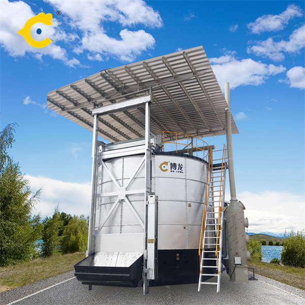 China chicken poop compost system with high-output